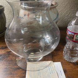 VTG Candle Holder Wine Glass Style, of Princess House Heritage 