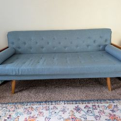 Modern Tufted Fabric Sofa