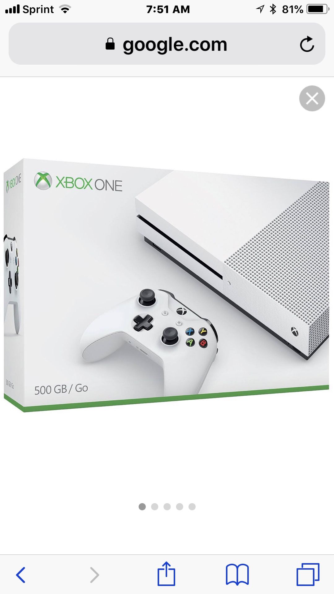 Xbox one s 500gb