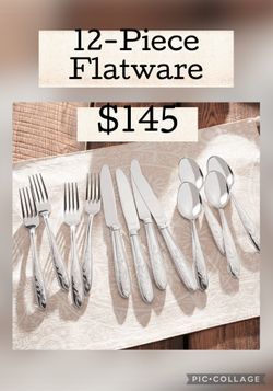 Princess house AMALIA FLATWARE 12-Pc Service for 4