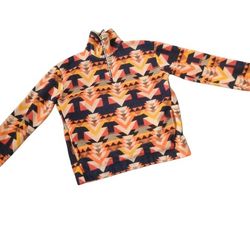 Zara Polar Fleece  Pullover 1/2 Zip Sweater Women’s Size Small with side pockets