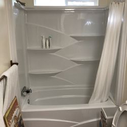 Tub and side enclosures