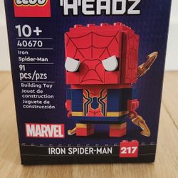 NEW Spiderman LEGO 50% OFF  BrickHeadz Iron Spider-man 40670 MIMB Collectible Marvel Set