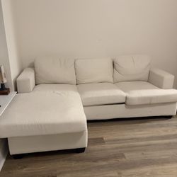 Beige 3 seat Sectional Sofa