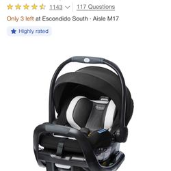 Graco Infant Baby Car seat 