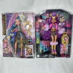 2 monster high dolls brand new