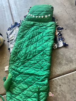 Kids dinosaur sleeping bag