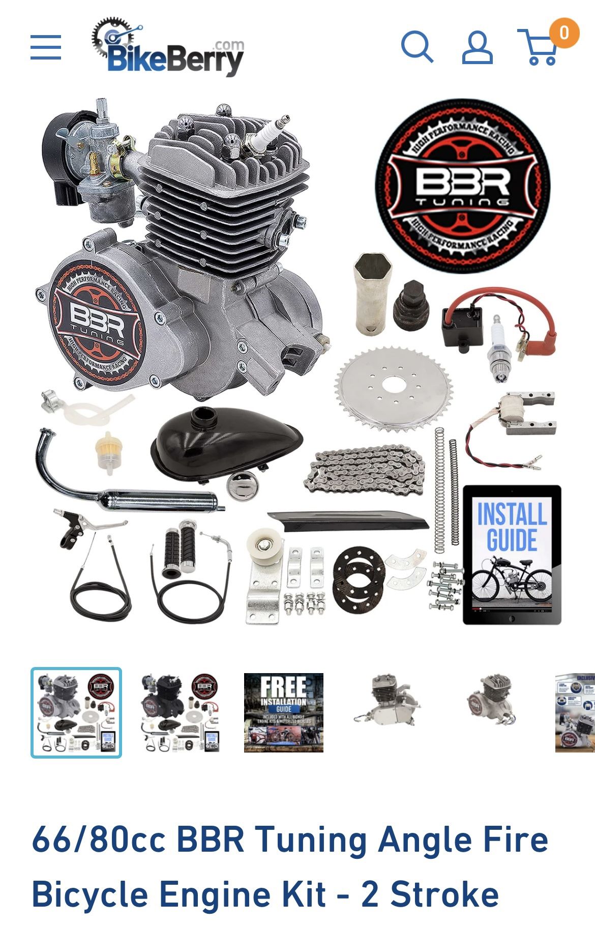 Brand New Bike Berry 66 80cc Stroke Bike Conversation Kit
