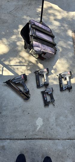 Senco air nailers w/bag