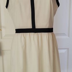 ANNABELLA Sleeveless Black & White Dress Sz M