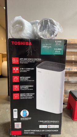 Toshiba Smart Portable Air Conditioner 8,000 BTU (350 sq ft)