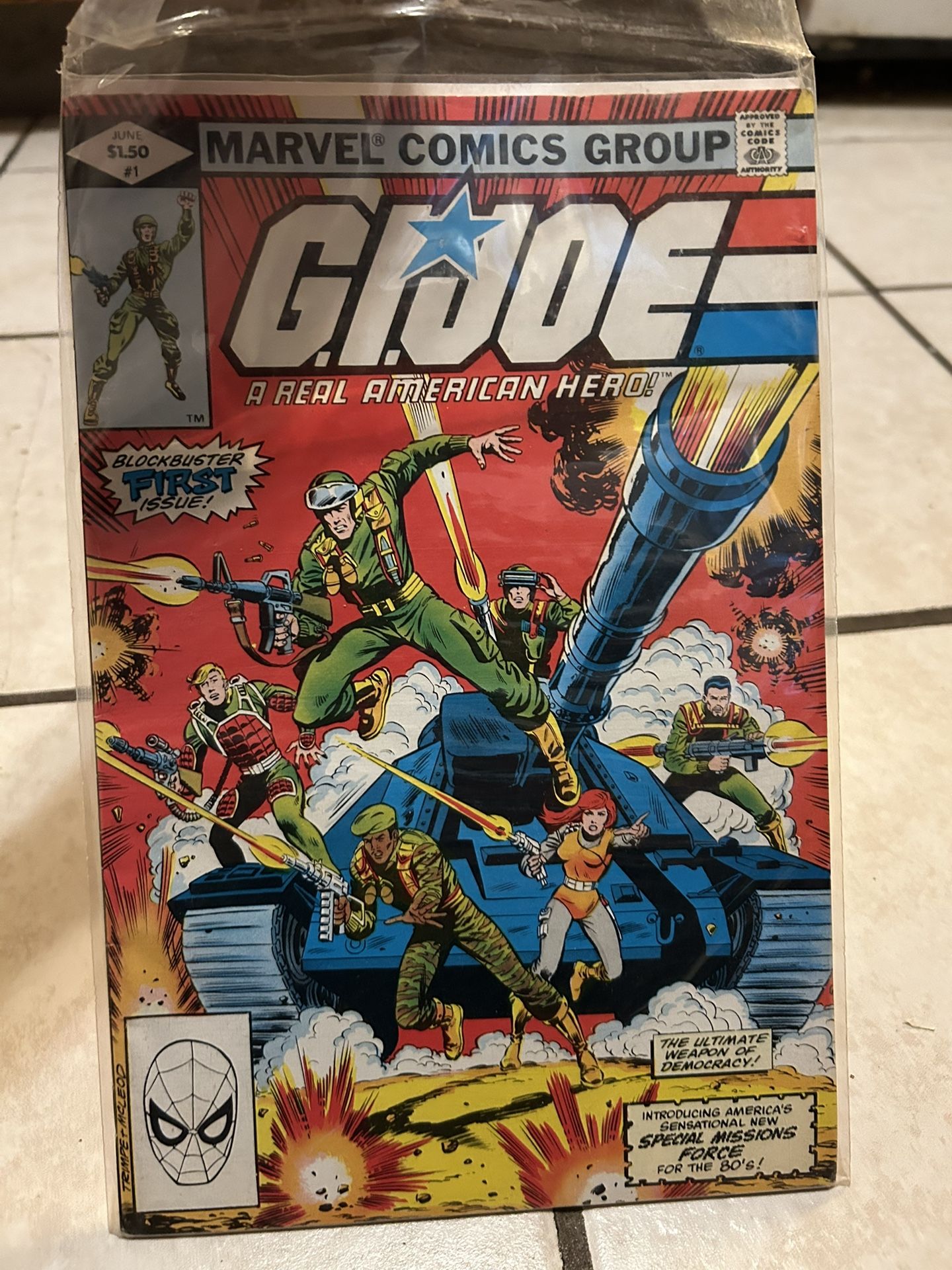 Gijoe First Comic 1982 .