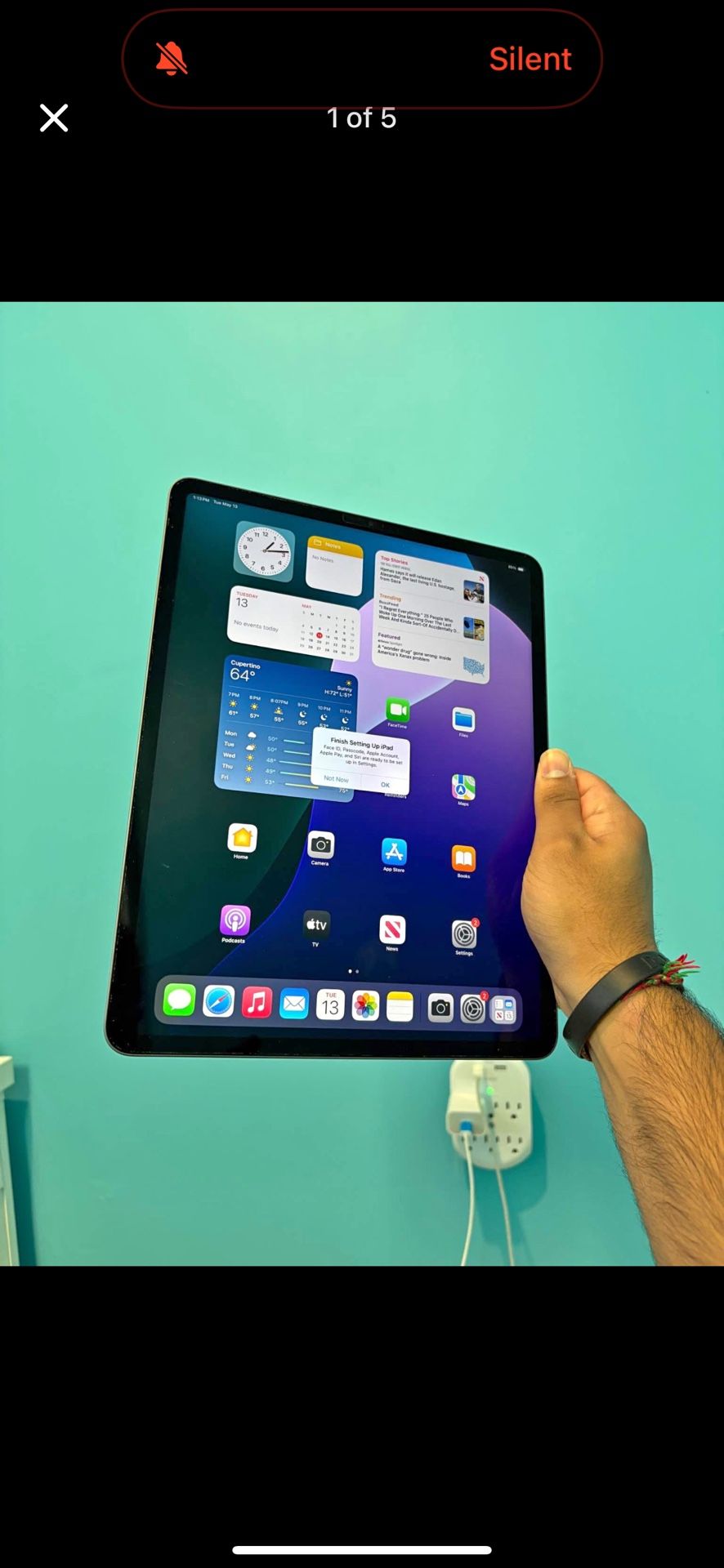 iPad Pro 12.9IN 5th gen 256GB NO FACE ID