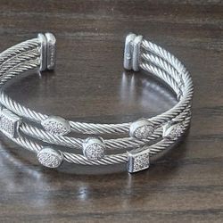 David Yurman Confetti 925 Sterling  Silver Bracelet