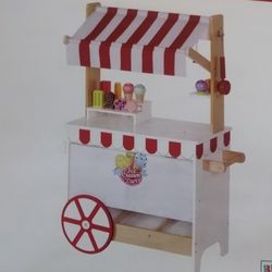 Kids Wooden Ice Cream Cart