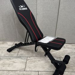 NEW FLYBIRD Adjustable Foldable Weight Bench for Adult with 660 lb Capacity