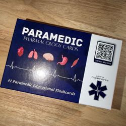 Paramedic Pharmacology Flash Cards