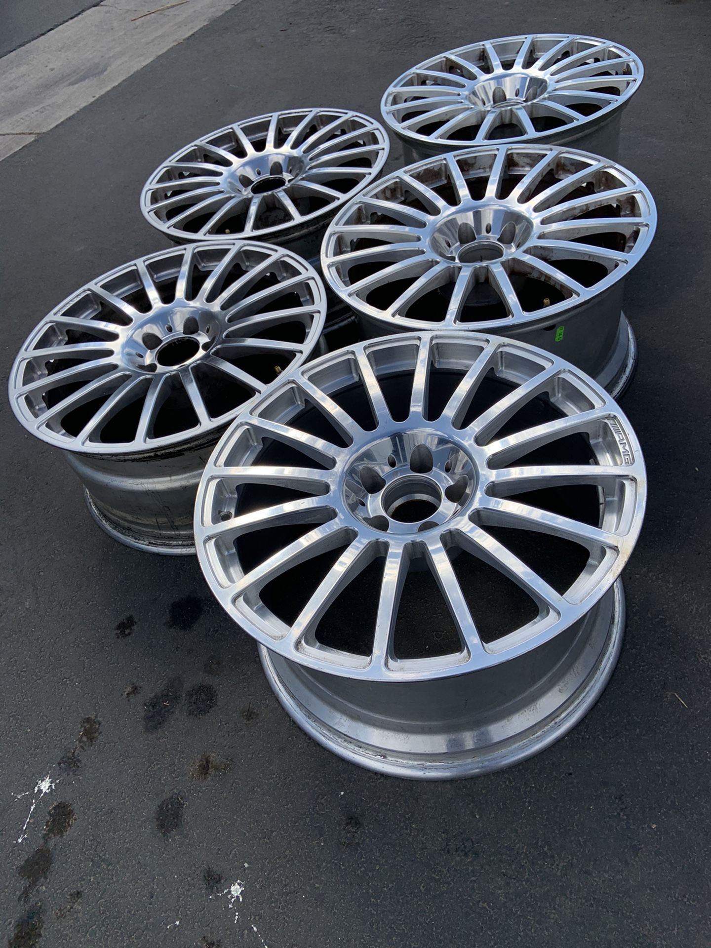 Mercedes Benz clk63 amg black series wheels (5 rims total)