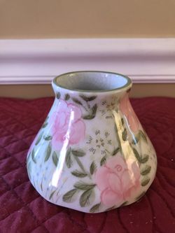 Yankee Candle Pink Roses Scallop Shade
