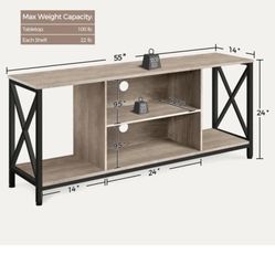 Wood Tv Stand Brand New 