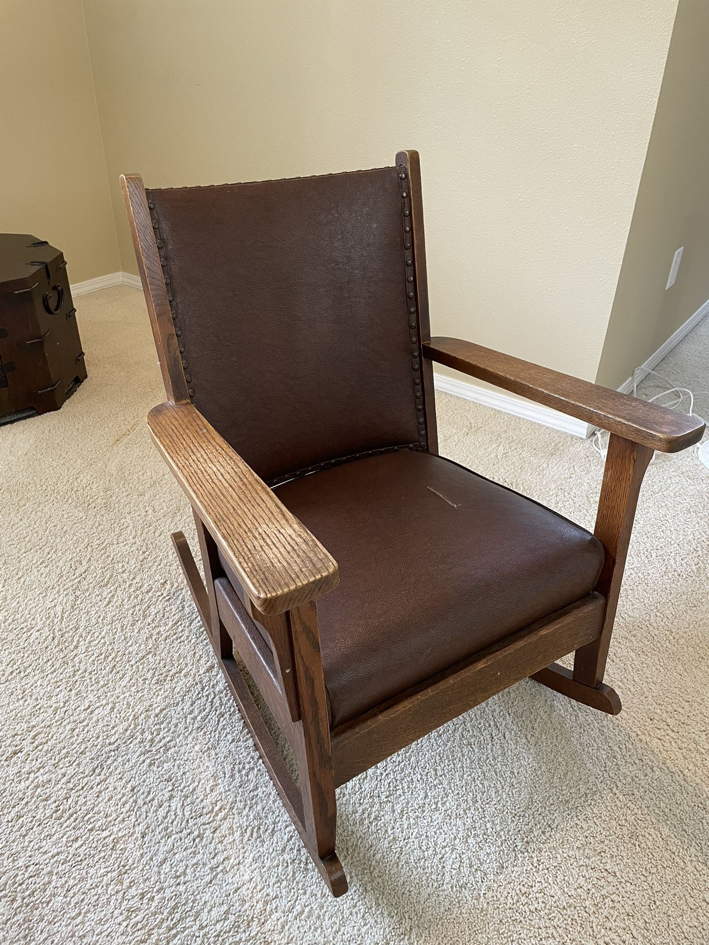 Late 1800’s Mission Oak Rocking chair