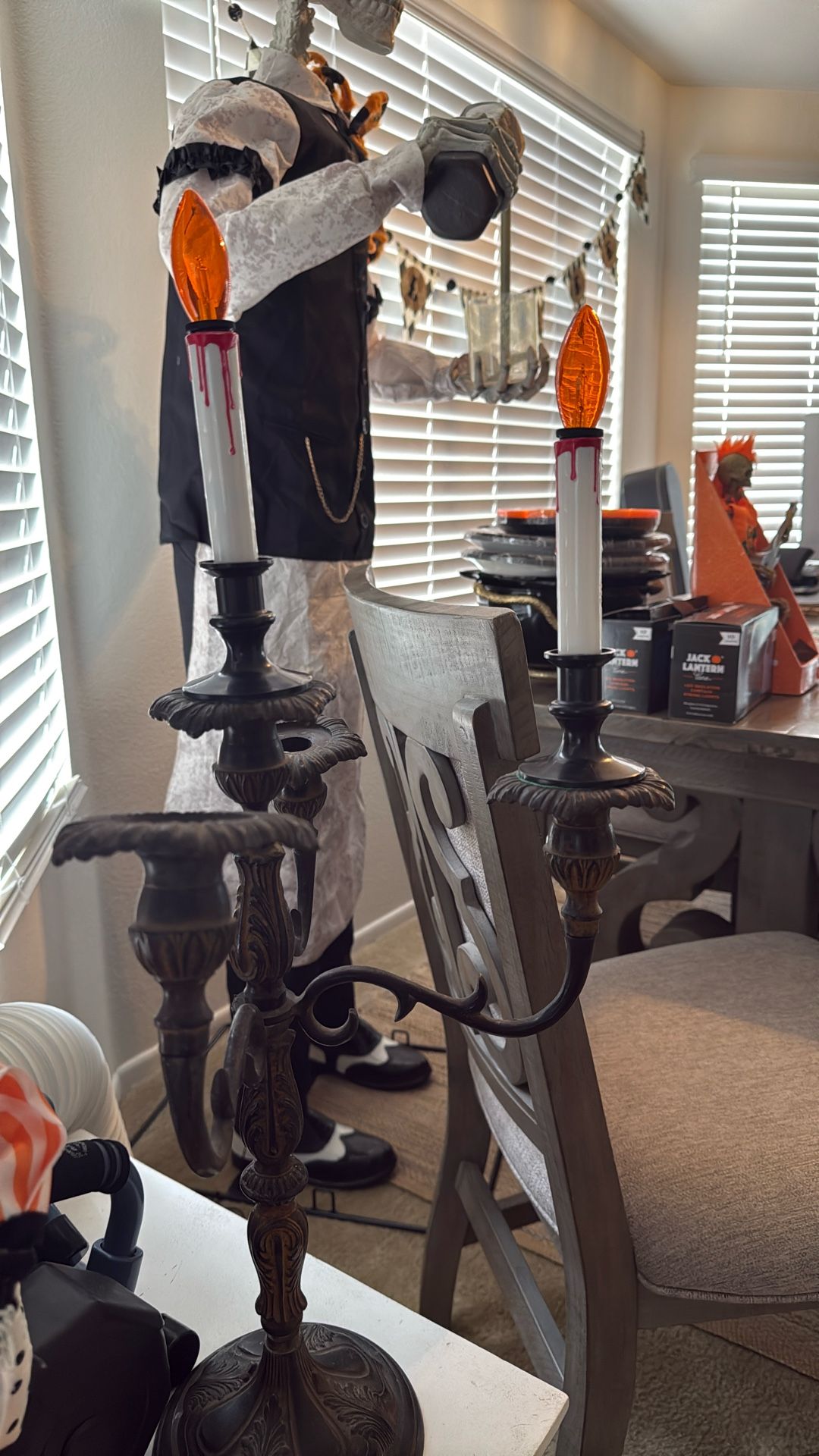 Vintage Candelabra Perfect For Halloween 🕯️