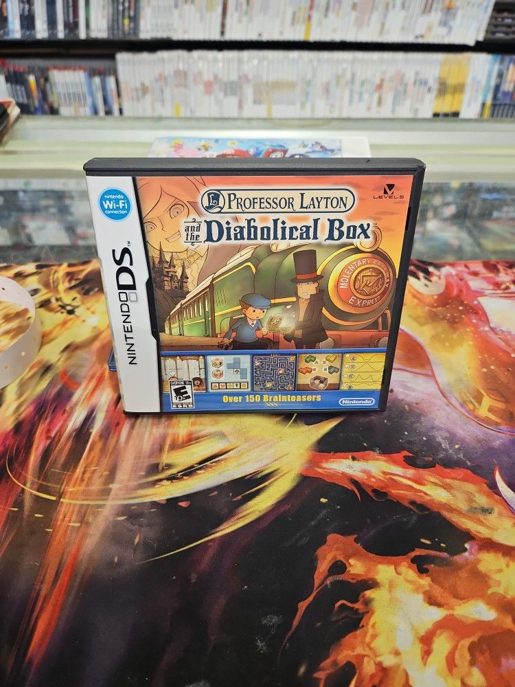 Professor Layton and the Diabolical Box (Nintendo DS, 2009) Complete
