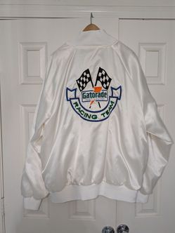 Vintage Gatorade Thirst Quencher Racing Team 80s Satin Jacket