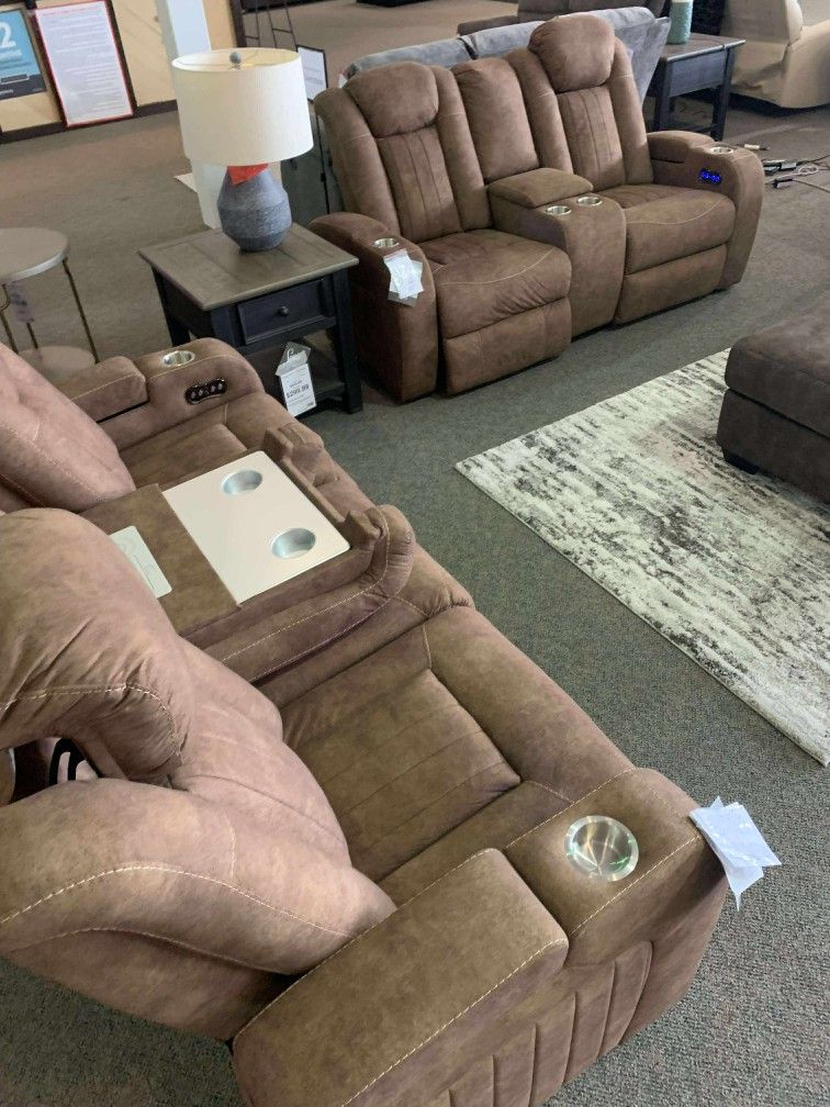 OM• $38 Initial • Brand New Reclining Sofa And Loveseat 