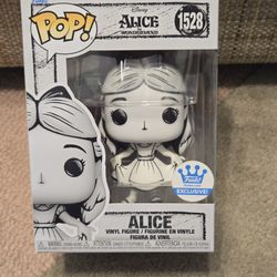Disney Alice in Wonderland Alice EXCLUSIVE Curtsying Sketch Funko Pop