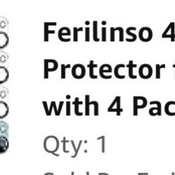 4 Pack Screen Protector for iPhone 15 with 4 Pack Tempered