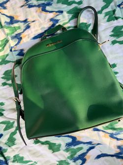 Michael Kors Green Leather Backpack