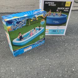 ☀️10ft Inflatable Swimming Pools! ☀️Prices Below!!