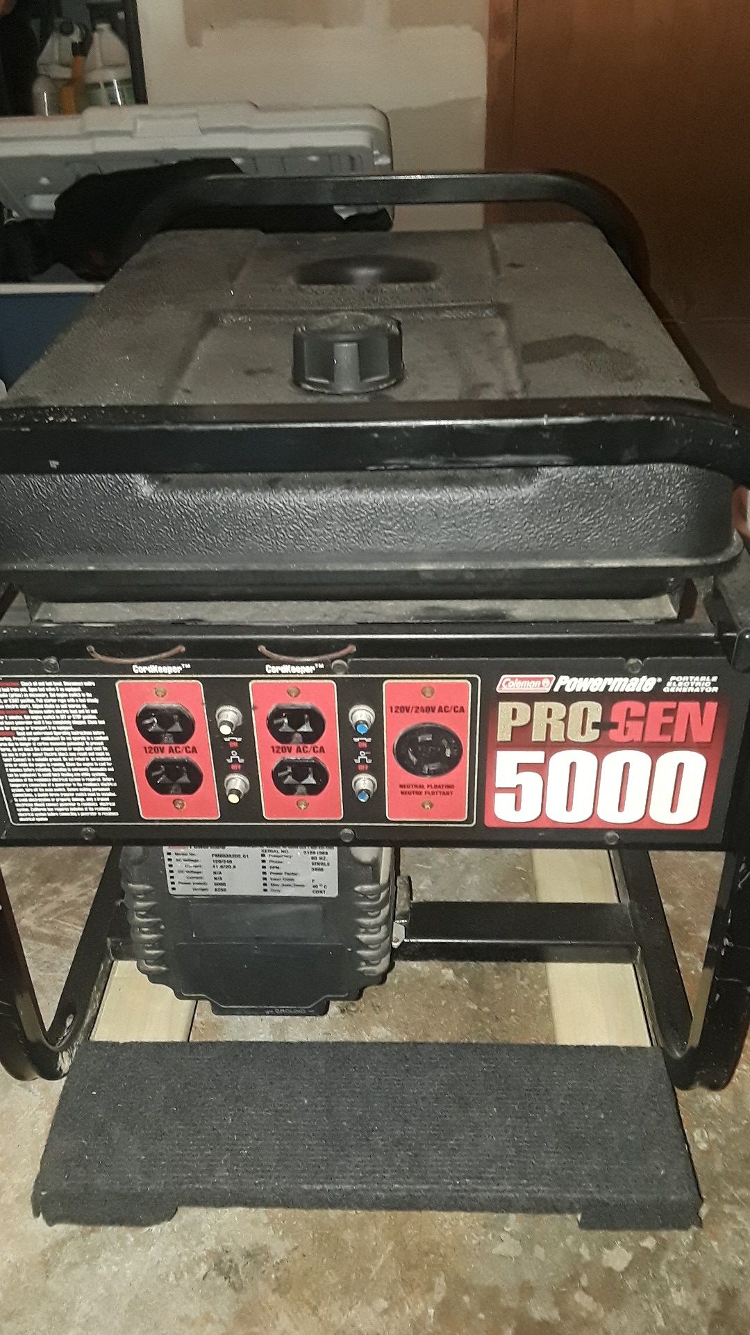 Coleman gen 5000