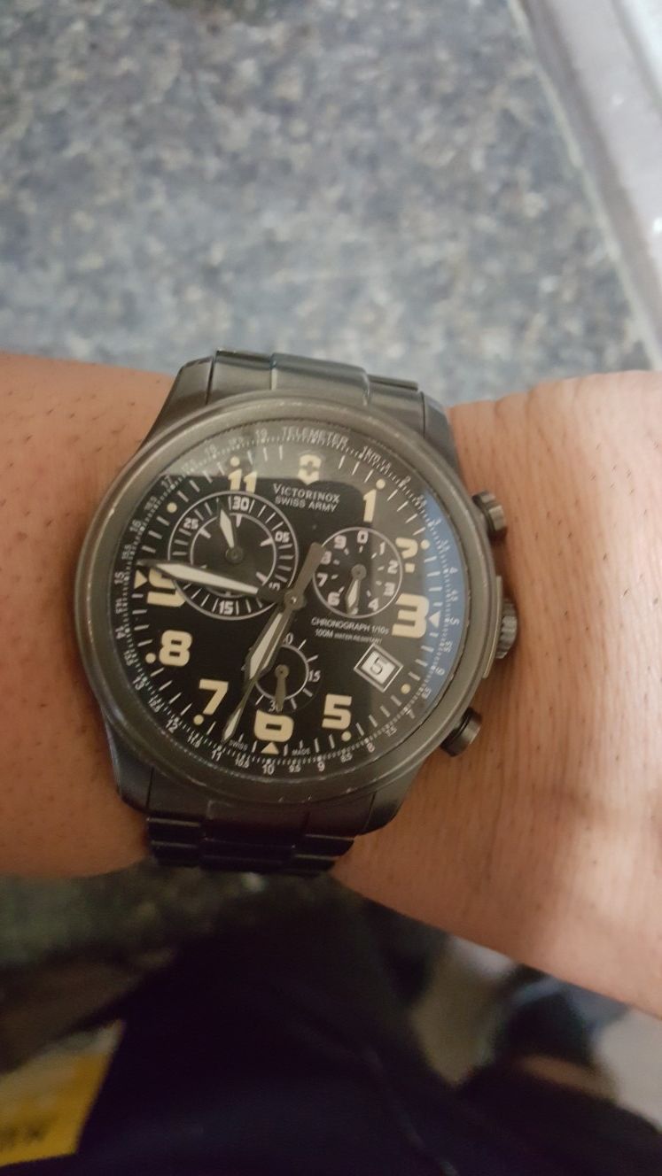 Victorinox swiss army infantry vintage chrono men's watch 241289