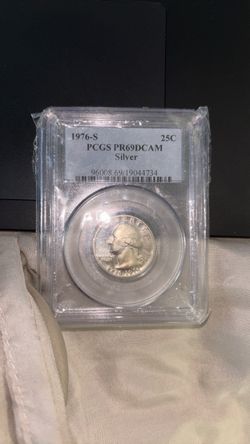 Certified Silver coin  1976