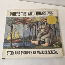 WHERE THE WILD THINGS ARE BY MAURICE SENDAK Harper Collins Publishers Dust cover