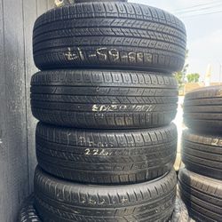 225/65r17 Used Installed And Balanced Included Set Of 4 Good Condition Llantas Usadas 4 Instaladas Y Balanceadas