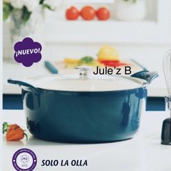 Princess House Olka De 9 Qts De Hierro Forjado Nueva En Su Caja 📦 