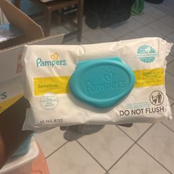 Single Pampers Wipes 