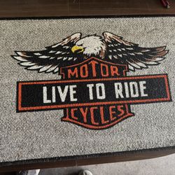 Harley Davidson Door Mat