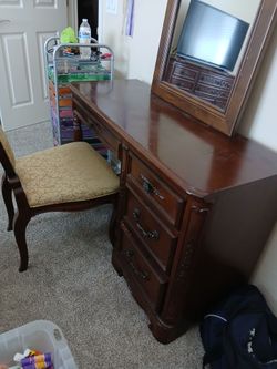 1980's Dark Wood Twin Canopy Set