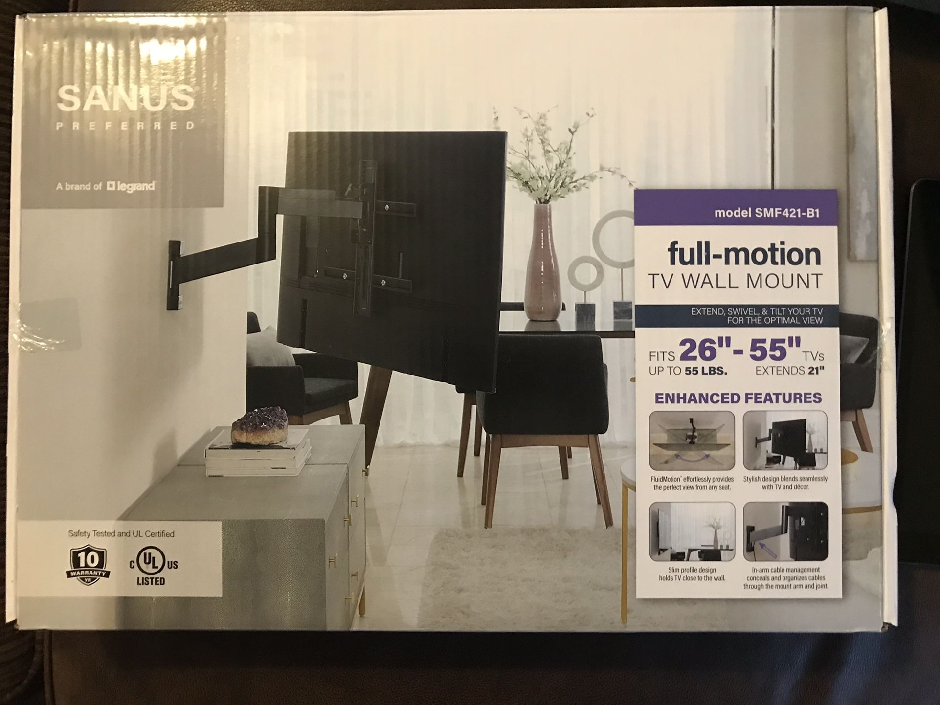 Full Motion TV Wall Mount