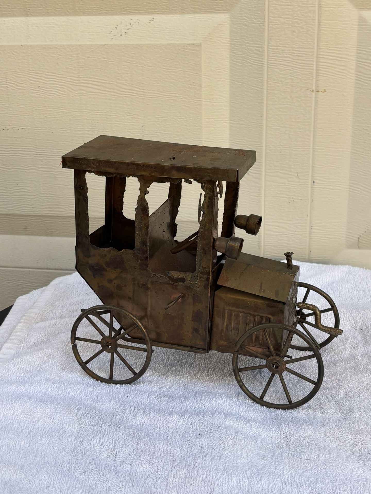 Antique Metal / Copper Musical Art