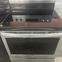 Stainless 5 Burners Glass Top Stove 