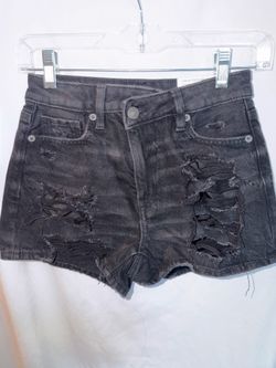 BNWT Women’s Shorts, Black, American Eagle, Size 23W 000, Mom Short