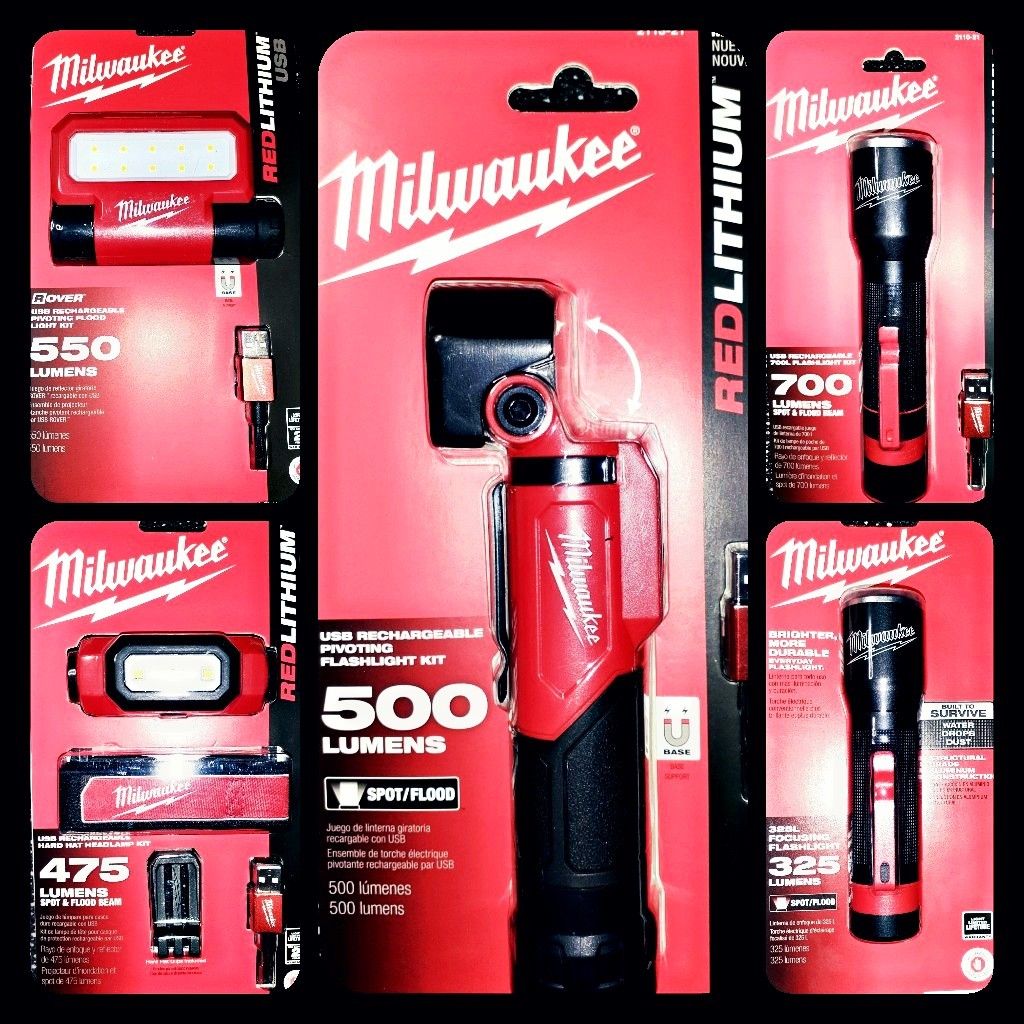 Milwaukee Tools Flashlight Variety Combo