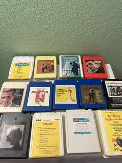Vintage 8-Track Tape Lot – 13 Tapes