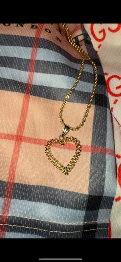 Rolex Heart 18K Gold Filled Pendant