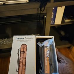 Olight copper flashlight